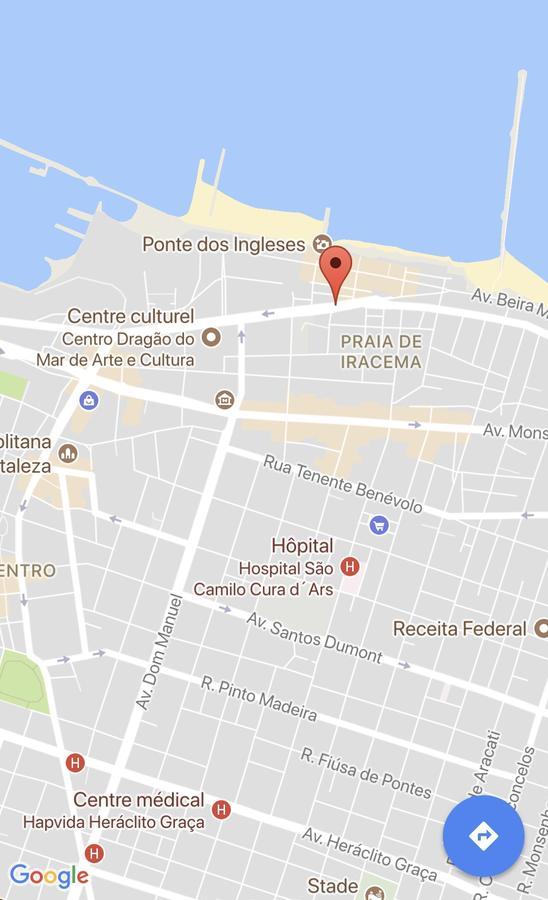 Apartamento Praia De Iracema Vista Para O Mar 18 Andar 福塔雷萨 外观 照片